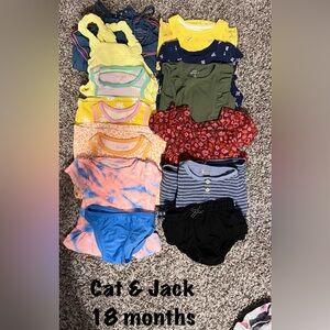 Cat & Jack girls clothes, 12-18 months